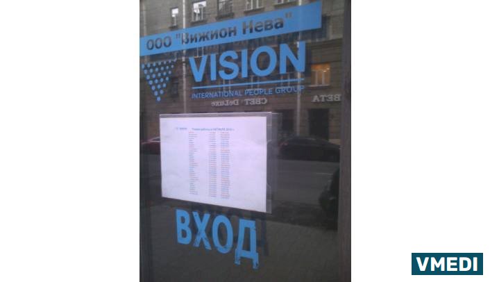 Компания Вижион Нева